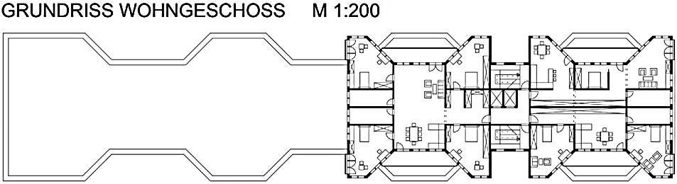 Grundriss Wohngeschoss